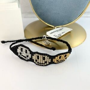 NEW! Ayounik Smiley Face Beaded Slider Bracelet $35